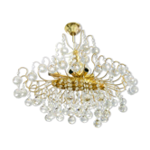 Modern crystal tassel chandelier