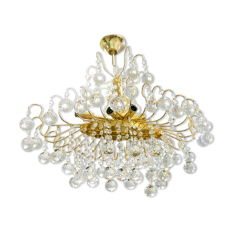 Modern crystal tassel chandelier