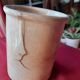 Old ceramic jar with jam creil montereau