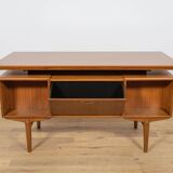 Mid-Century Freestanding Teak Desk, Denmark, 1960s