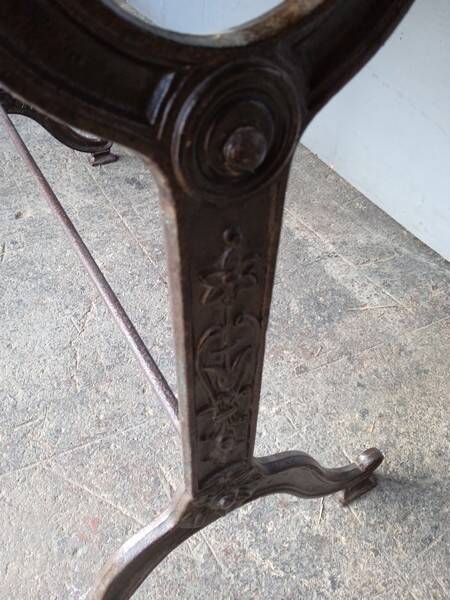 Marble bistro table 110cm