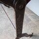Table bistrot marbre 110cm