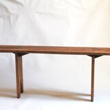 Farm bench in chene