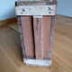 Industrial style wooden transport crate or chest