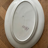 Oval dish Digoin Sarreguemines