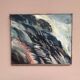 Original Swedish Oil On Canvas – “Abstract Landscape” By Chennet Juhlin – Signed – Vintage & Framed – 63 × 52 Cm (24.8" × 20.5")
