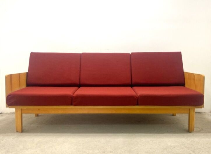 Daybed sofa bed Česky Nabytek, Vintage Czech 1960s