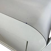 Commode vintage blanche incurvée