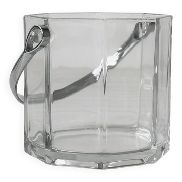 Glass ice bucket