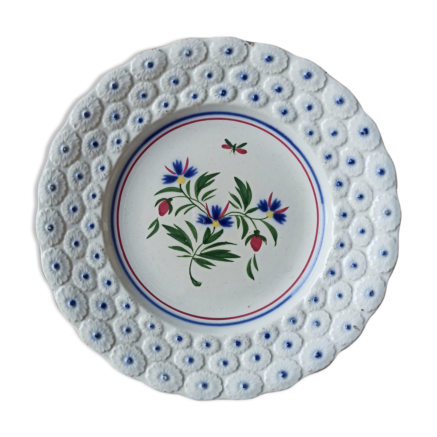 Old plate Marguerite de Ferrière la Petite