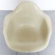 Off-White Dax Fibreglass Chair by Charles & Ray Eames for Herman Miller