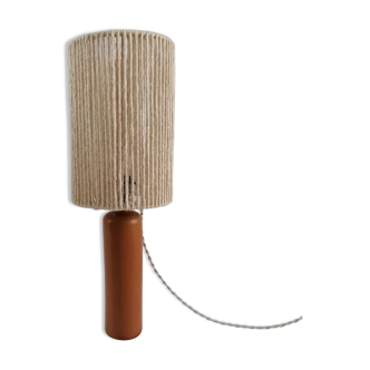 Sandstone and rope laying lamp