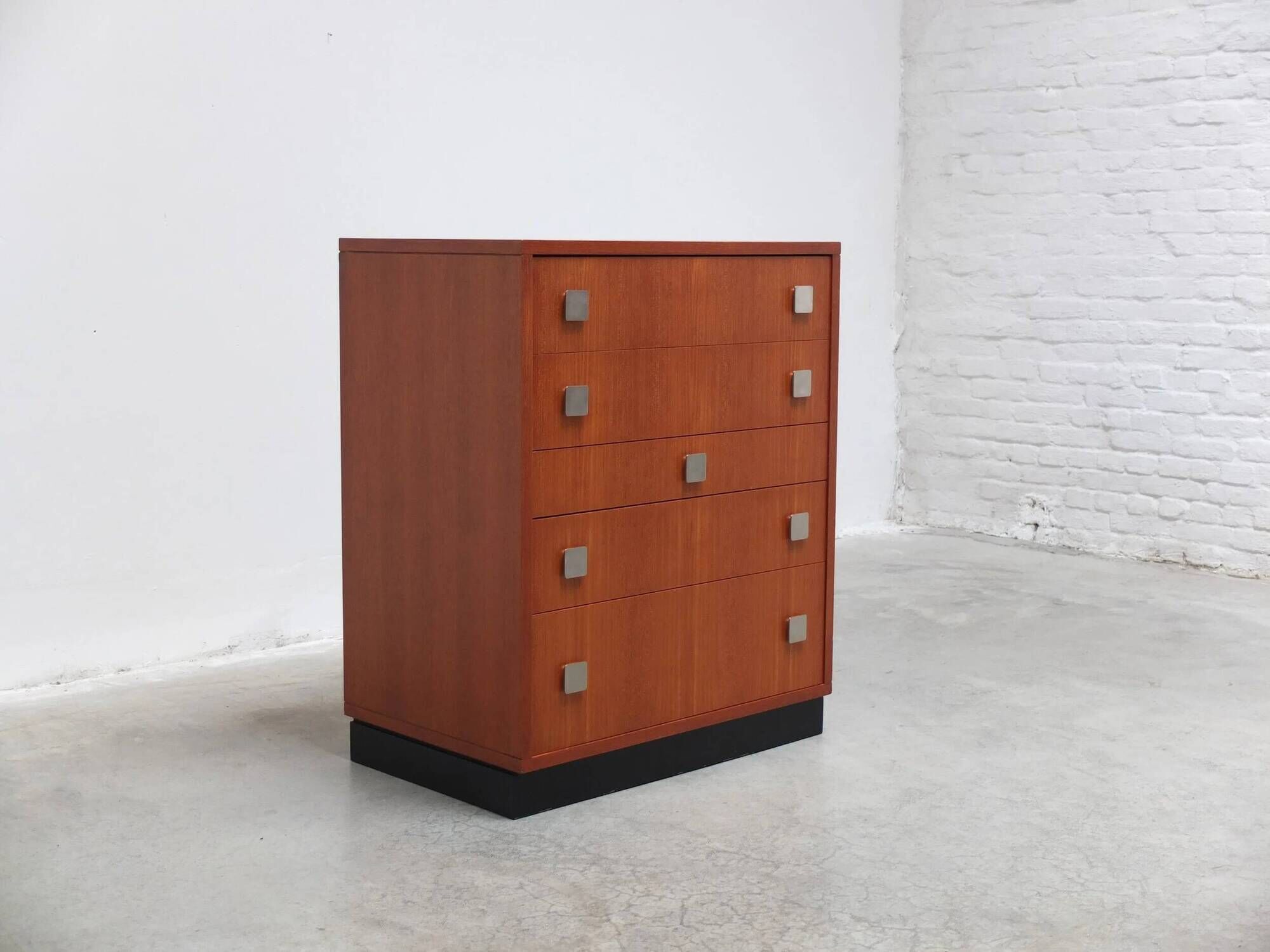 Teak chest of drawers by Alfred Hendrickx for Belform, 1960s