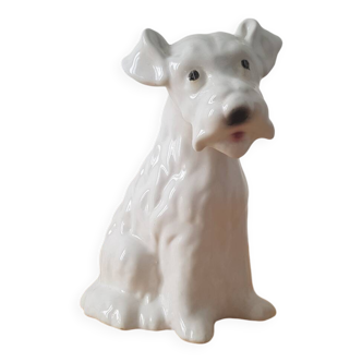 Vintage ceramic terrier