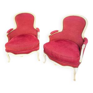 Paire de fauteuils Louis