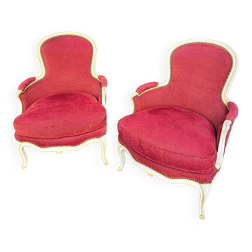 Paire de fauteuils Louis XV en excellent état