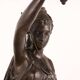 Antique bronze candelabrum Europe 20th Century