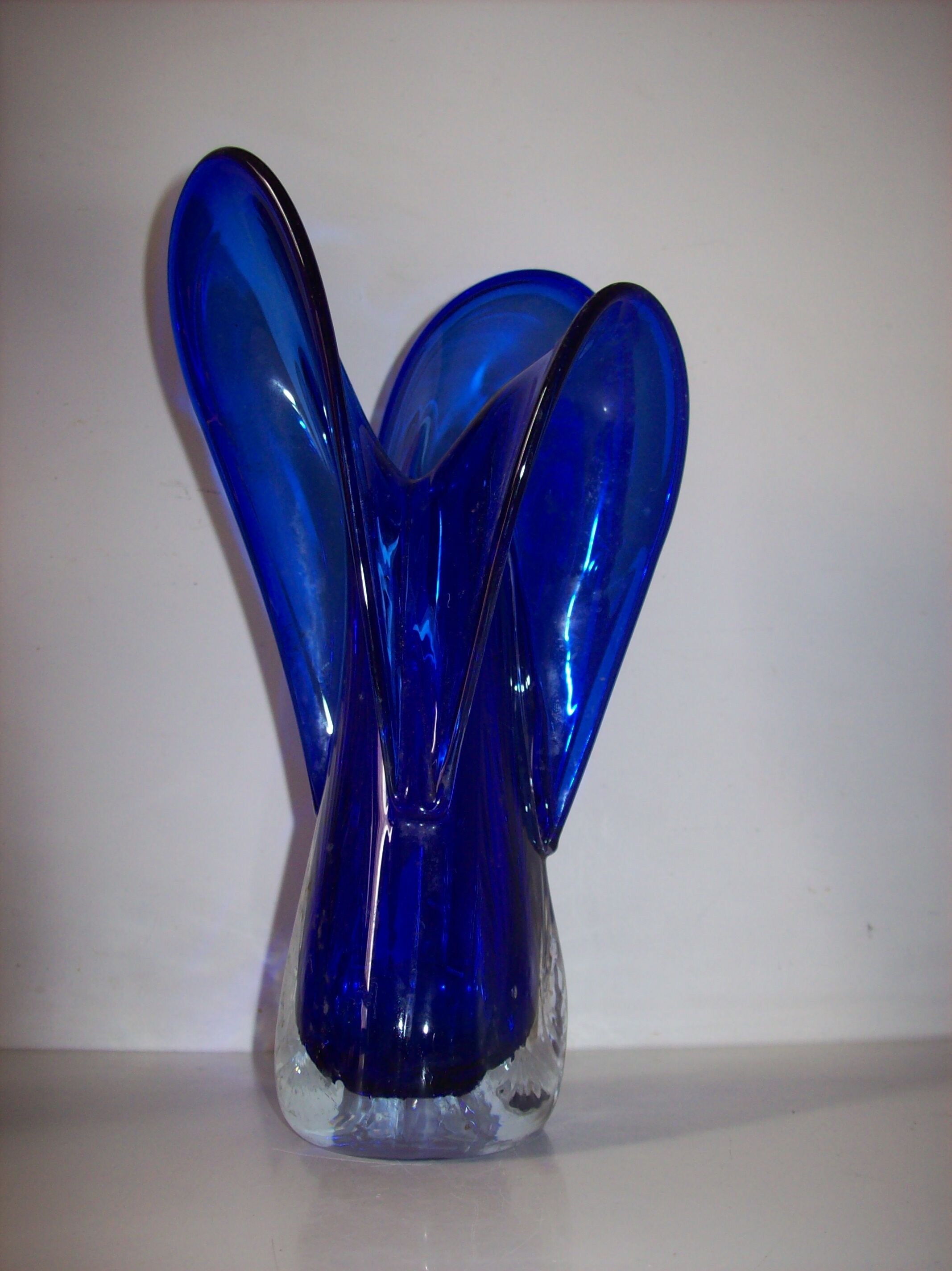 Blown glass vase