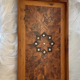 Marquetry and mother-of-pearl tray