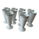 Lot of 10 Limoges porcelain mazagrans.