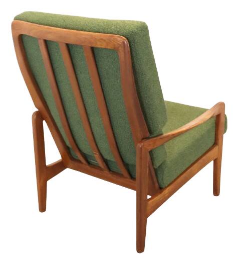 Fauteuil vintage en teck, milieu XXème