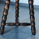 Mid-century design tripod stool, by Charles Dudouyt.