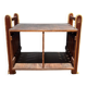 Vintage side table – Wooden structure and open shelf