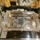 Art Nouveau silver-plated metal centerpiece by Armand Frenais
