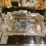 Art Nouveau silver-plated metal centerpiece by Armand Frenais