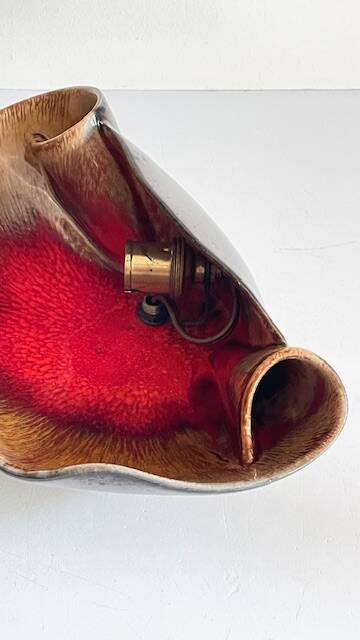 Lampe coquillage vallauris vintage