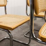 Lot of 4 chairs B32 by Marcel Breuer