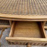 Rattan desk