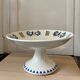 Compote dish or antique footed plate in ironstone - Laval -