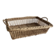 Woven wicker basket