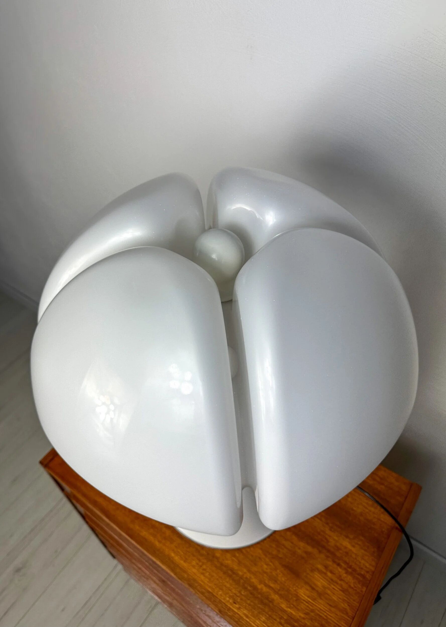 1970s Large Vintage Pipistrello Lamp by Gae Aulenti for Martinelli Luce