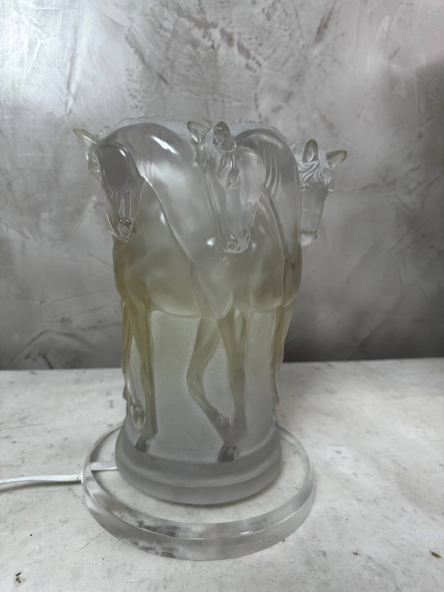 Plexiglass lamp 1970