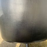 Scandinavian leather armchair 1970