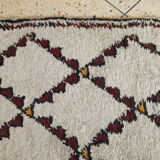 Former Berber carpet Beni Ouarain of the Moroccan Middle Atlas 135x81cm