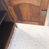 Small oak telephone cabinet