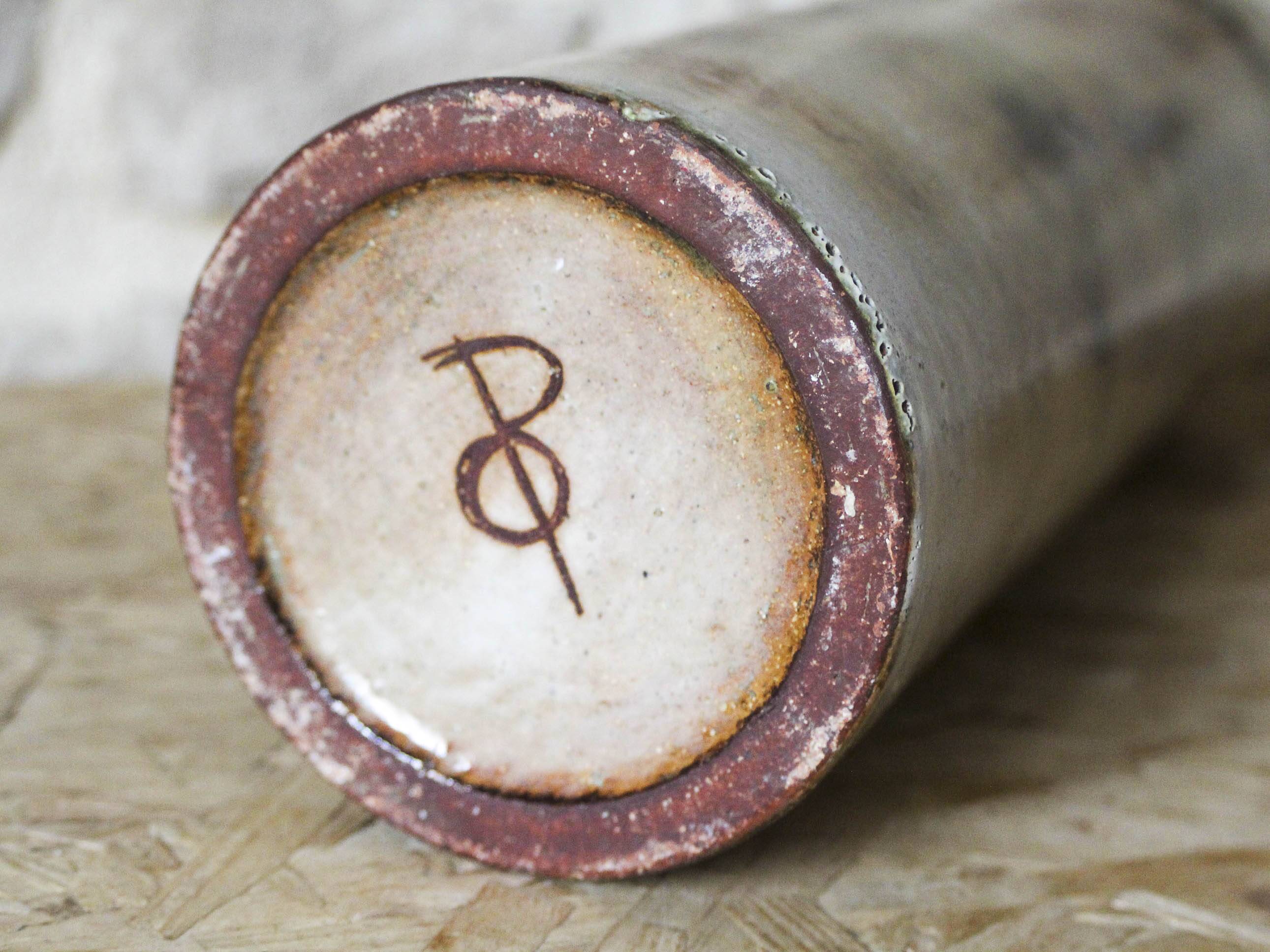 Olivier Pettit ceramic scroll vase