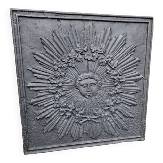 Fireplace plate