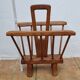 Vintage solid wood magazine rack, 1960s, Scandinavian style
