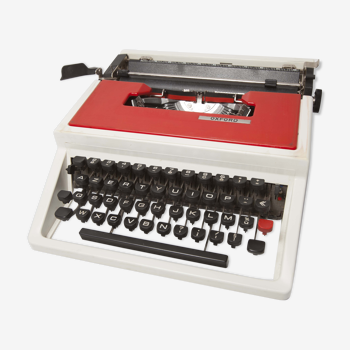 Machine à écrire Oxford rouge 1970