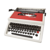 Typewriter red Oxford 1970