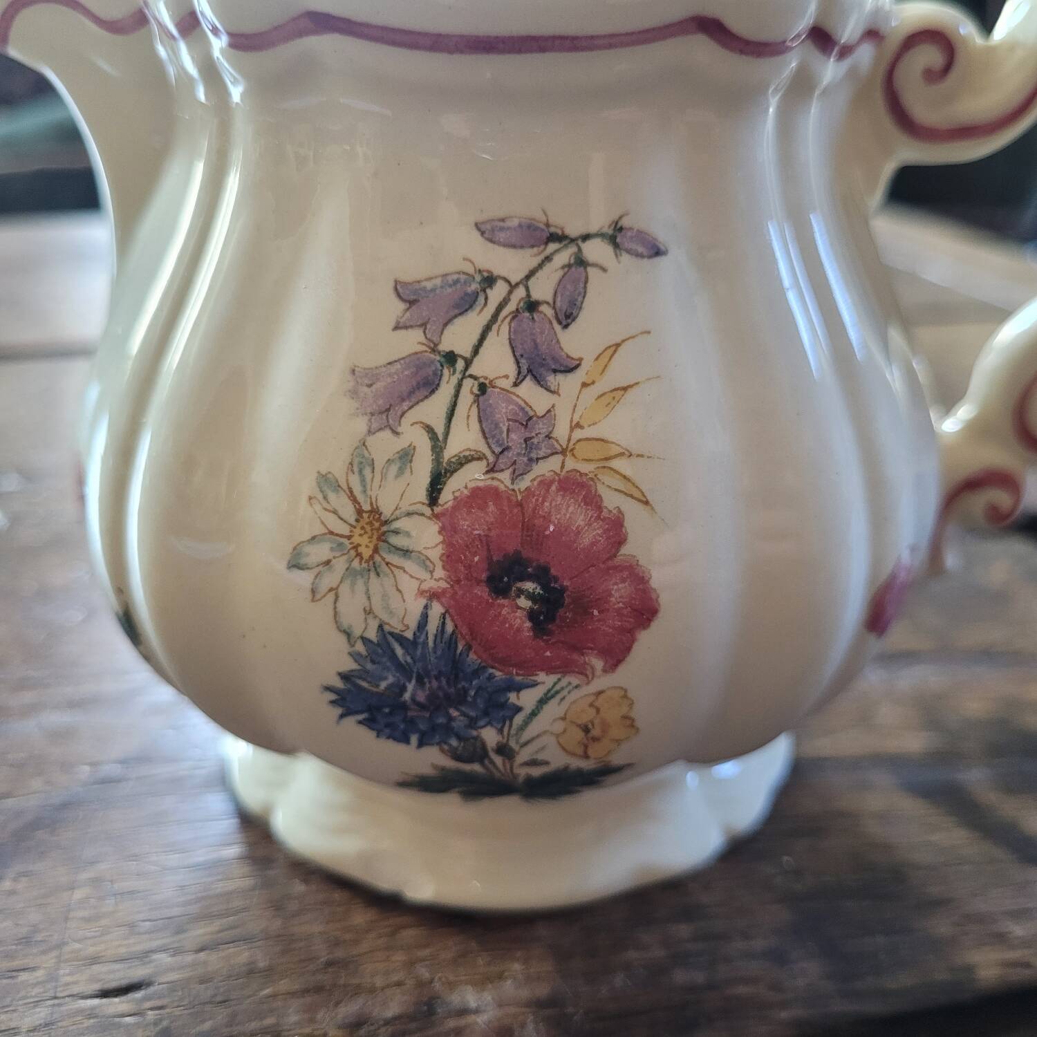 ​Pot à Lait ou Crémier Digoin Sarreguemines "Agreste" – Circa 1930