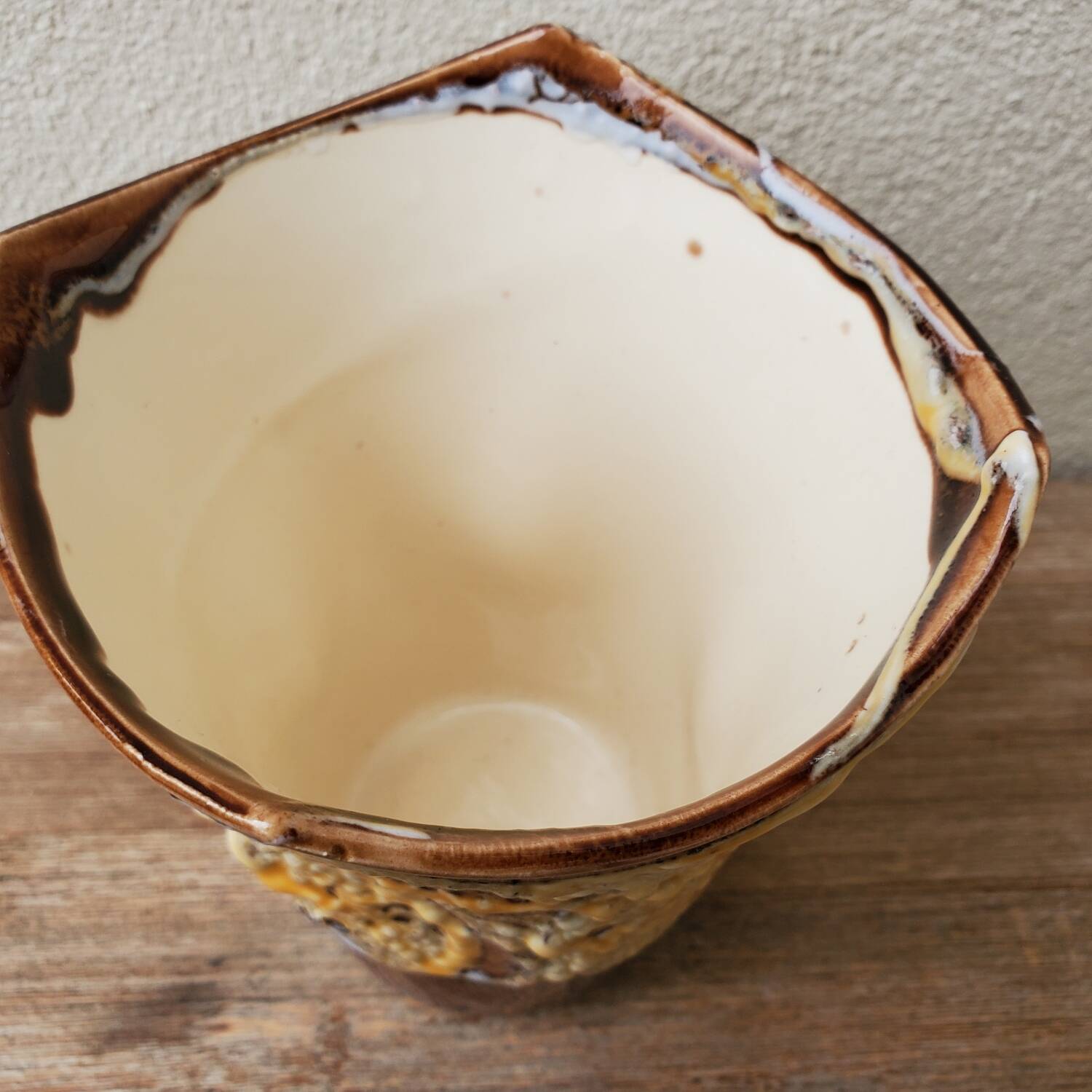 Fat Lava vintage ceramic vase