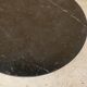 Table basse tulipe vintage en marbre noir