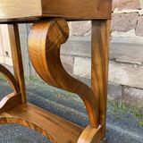 Louis Philippe Biedermeier console circa 1850 walnut