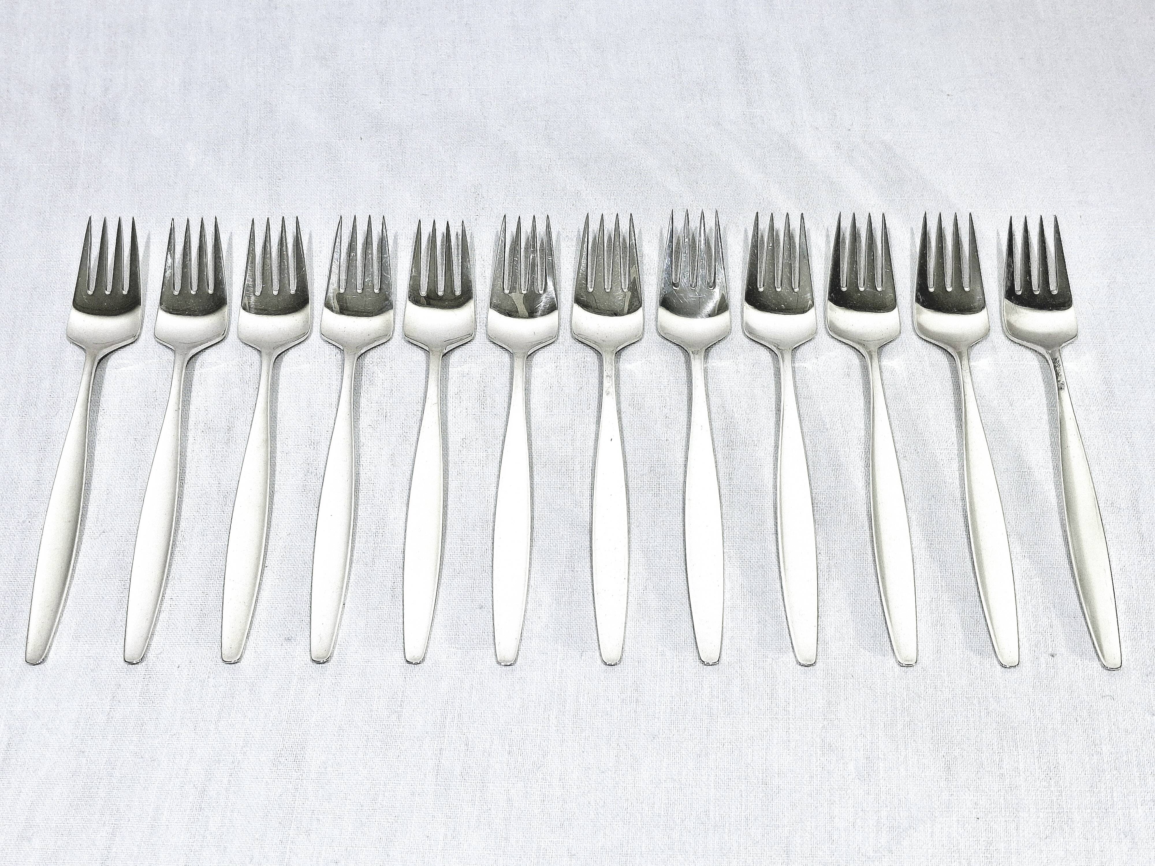 Georg jensen cutlery - cypress model - 133 pieces, sterling silver