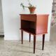 Table de chevet pieds compas vintage
